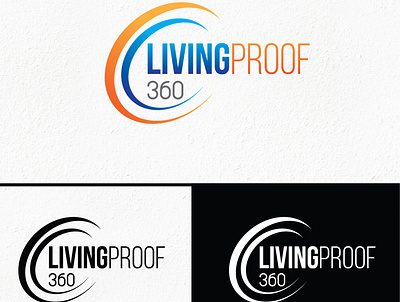 LIVING PROOF design illustrator logo