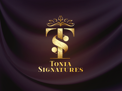 Logo Design for Tonia Signatures brand design design logodesign typography