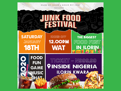 FLYER - Junk Food  Festival