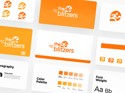 The Blitzers Logo Guideline brand design branding design guideline logo logodesign logos