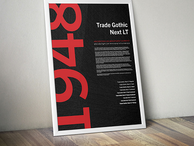 Typographic Specimen Sheet