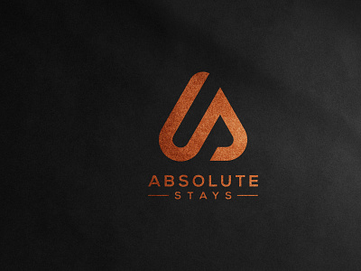 Absolute Stays | Minimal Logo Design behance branding design graphic design illustration illustrator logo minimal vector