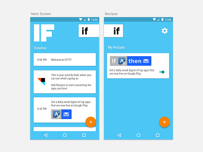 IFTTT Concept android ifttt