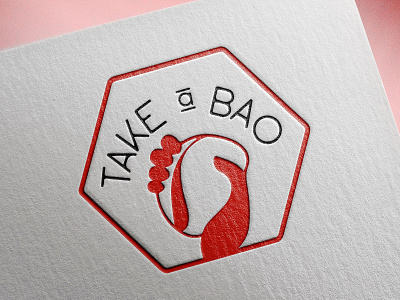 Take A Bao Logo Design branding design digital art food food brand food branding graphics logo logodesign visual identity