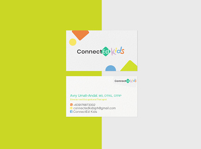 ConnectEd Kids brand identity branding clinic kids logo design therapy visual identity