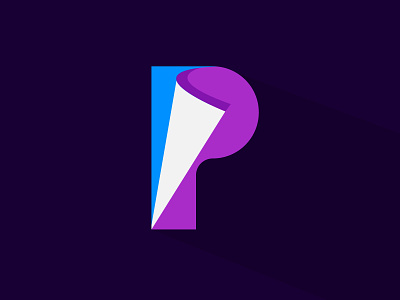 p monogram app icon logo branding company logo concept creative logo illustration illustrator logo logo design logodesign logotype mark modern modren logo monogram ui ux