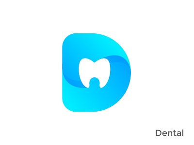 D and Tooth mark abstract branding chemist concept creative doctors logo mark modern monogram monogram logo