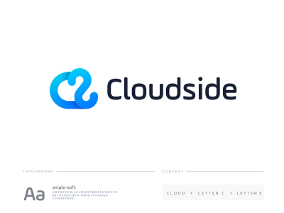 cloud side logo concept abstract agency best best logo brand mark cloud concept creative designer icon identity design letter mark logo logo design logos mark monogram network trending 2021 visual design