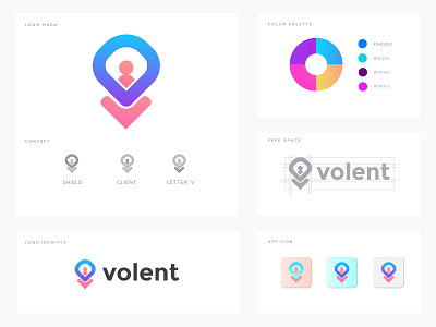 volent branding abcdefghijkl abstract agency agreement app brand design brand identity branding clean design flat icon illustration logo mnopqrstuvwxyz modern security service trust v logo