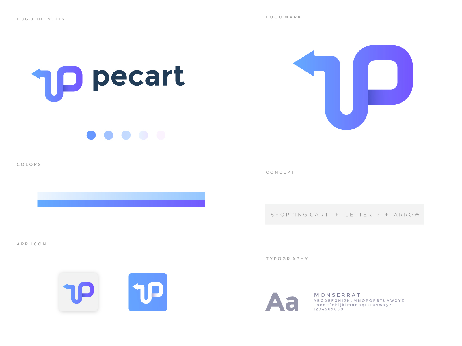 pcart logo concept by Fahim Ahmed on Dribbble