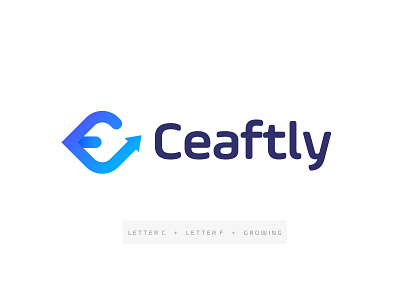 ceaftly logo concept design abcdefghijklm abstract blue brand identity brand mark branding corporate creative design designer gradient icon lettermark logo logo mark logodesign mark minimal modren nopqrstuvwxyz