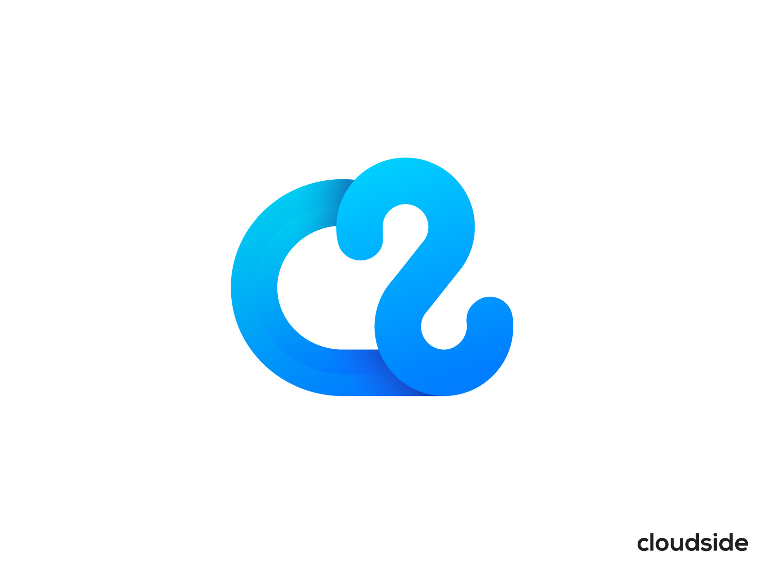 Letter c and letter s and cloud combo by fahim logo branding on 