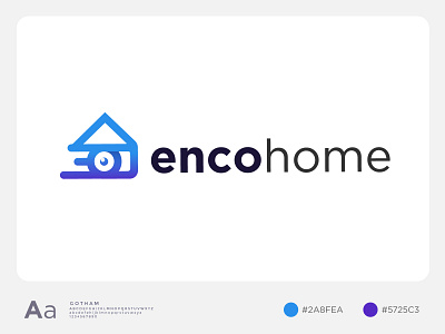 encohome logo design concept