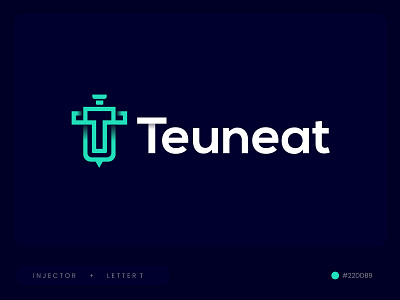 Teuneat - T letter and Injector concept a b c d e f g h i j k l m n branding creative design doctor health hospital identity design injector injector logo letter mark logo logo concepts logo design logodesign logos minimal logo modern logo o p q r s t u v w x y z treatment