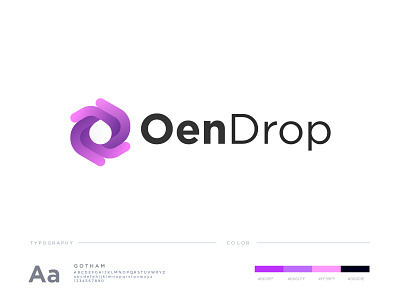 Oendrop logo abstract best logo branding concept creative design designer drop drop logo flow logo flower logo logo design logo mark logos modern ready for sale trending logo unused wellness