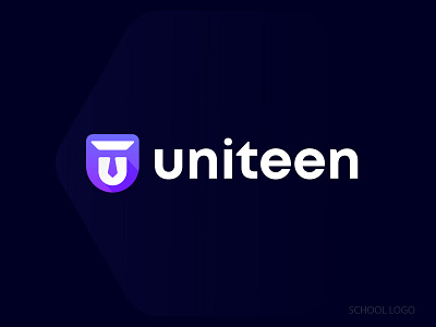 uniteen school logo design concept