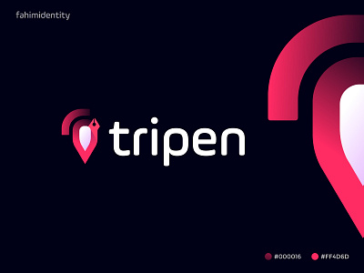 Tripen writing logo