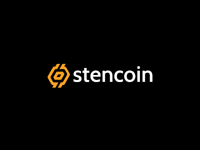 stencoin cryptocurrency logo design bitcoin coin crypto cryptocurrency currency dogcoin ethirium letter logo lightcoin logo logo design logodesign logomark logos saas tech