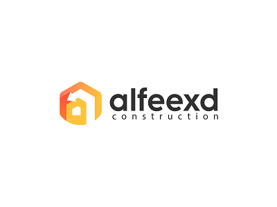 alfeexd construction logo design branding building business combination logo conceptual logo construction consulting corporate creative e commarce home house hut logo logo design logos modern realestate rental shack