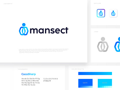 mansect logo design branding