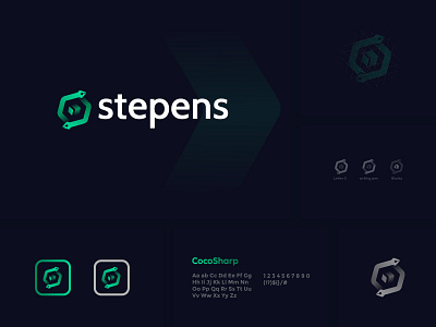 Stepens modern logo design