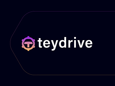 teydrive logo design auto sales service automotive branding car car logo concept conceptual creative drive logo gear identity logo logo design logodesign logos modern rental steering wheel wheel