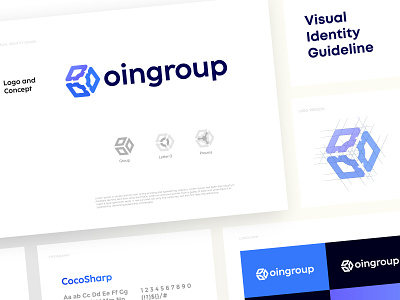 Business consulting logo branding - oindrop