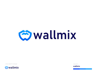 wallmix logo concept || security logo