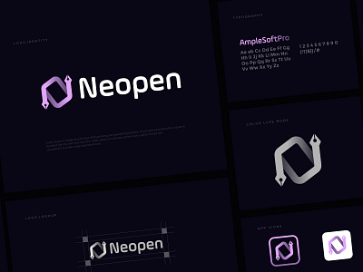 Neopen branding identity design
