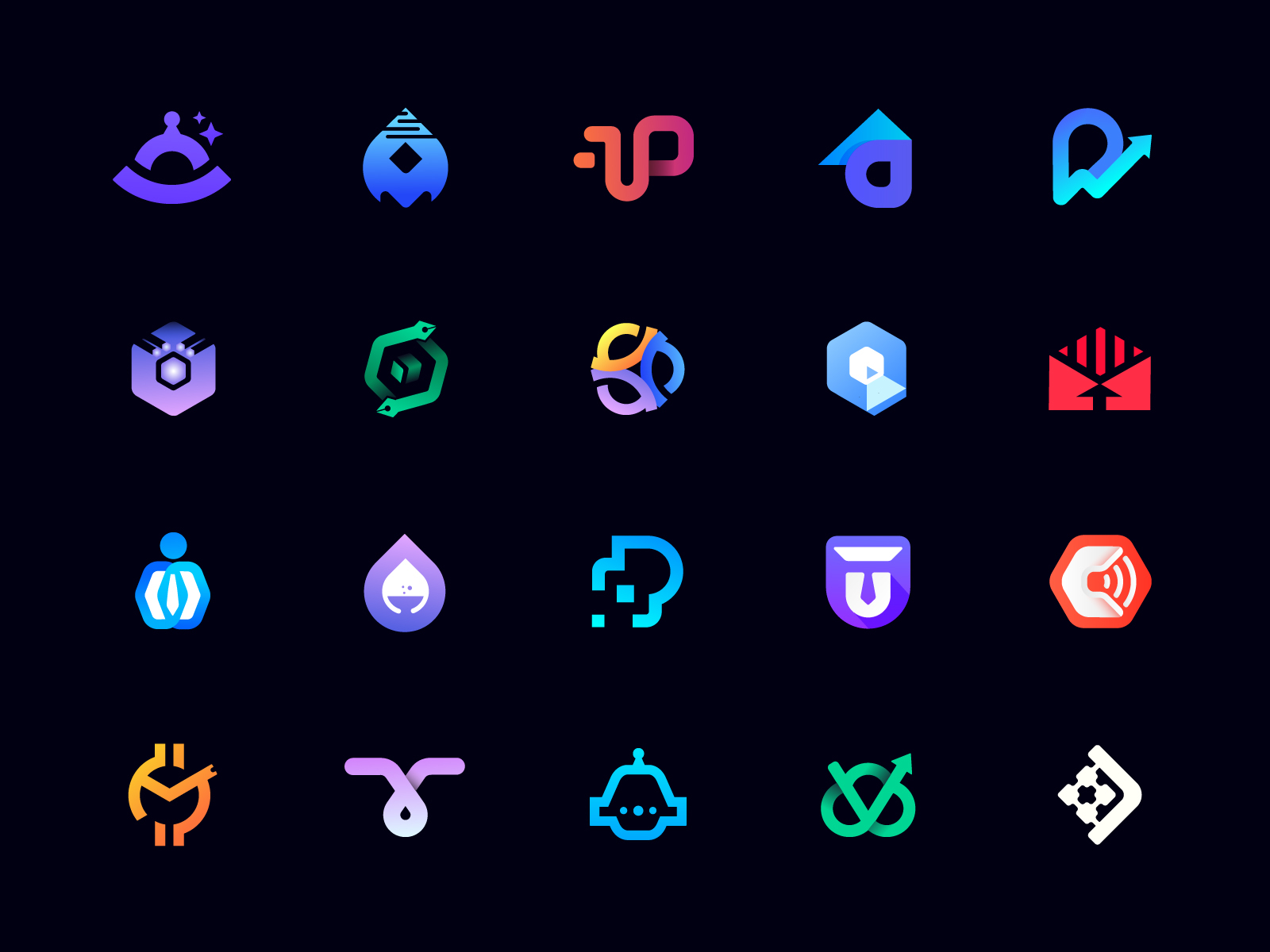 logo design collection by Fahim Ahmed on Dribbble