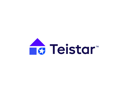Home rental logo Teistar branding business home identity logo logo design minimal real estate rent house rental simple star