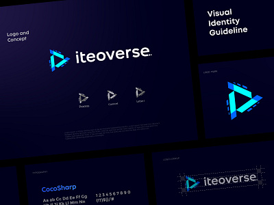 iteoverse logo design branding