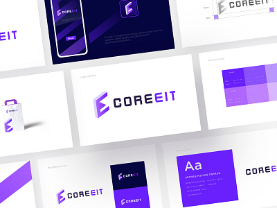 coreeit logo design branding 3d artificial intelligence brand design brand guidelines brand identity branding coreeit designxpart devolver digital logo logo design modern online service software tech visual identity design