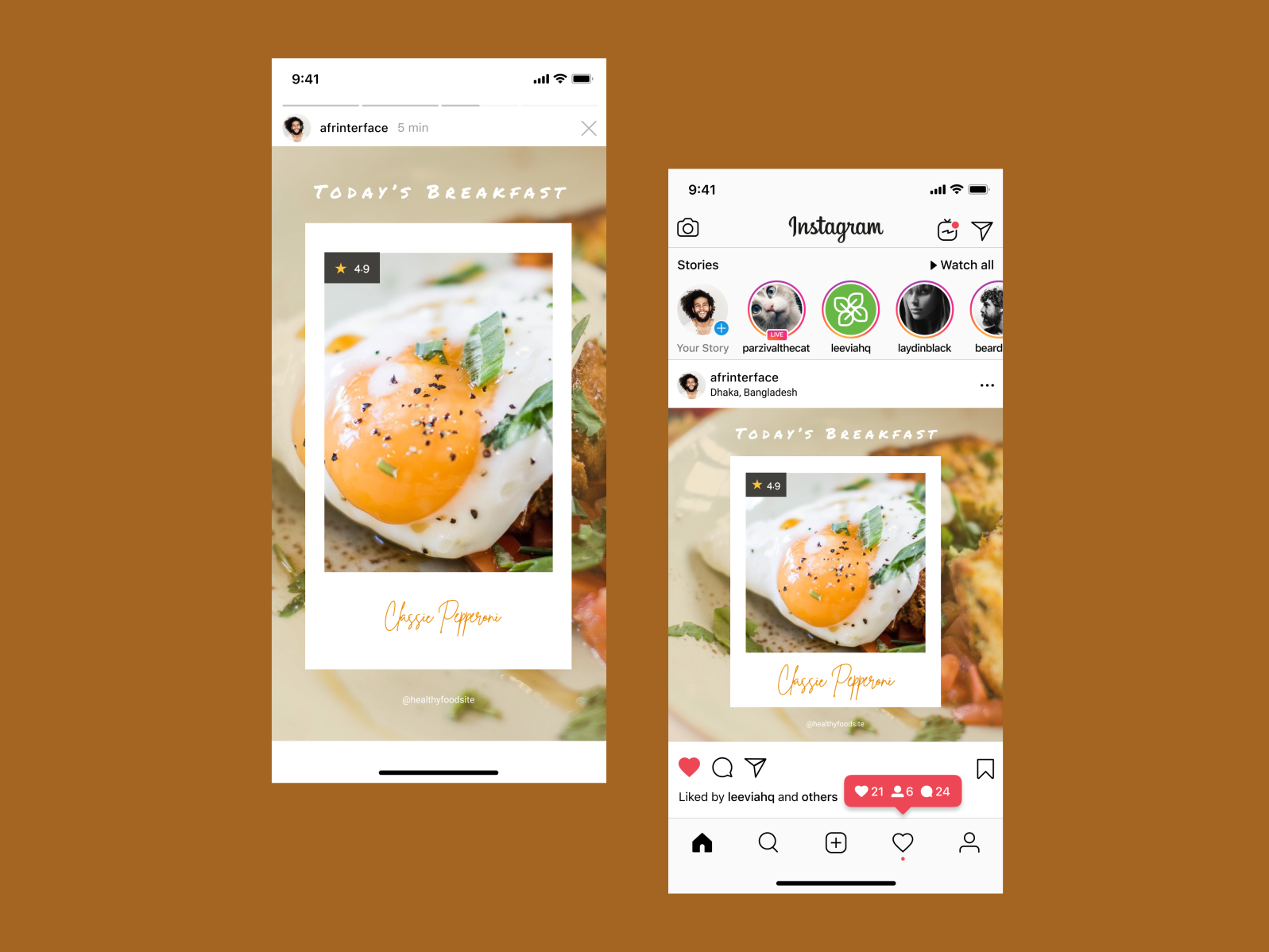 Instagram Post | Breakfast Menu 🍛 by Jhilmil Afrin on Dribbble