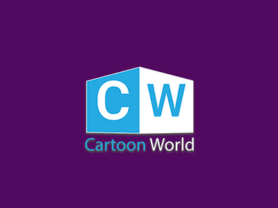 Cartoon TV Channel branding illustration logo vector