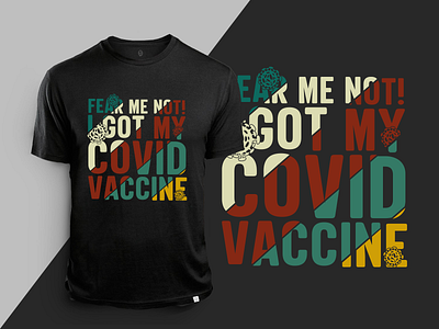 covid vaccine t shirt Design.