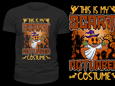 Halloween T Shirt Design.