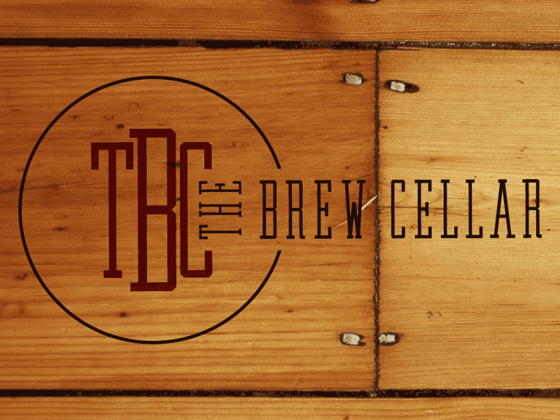 The Brew Cellar beer cellar charleston craft initials logo