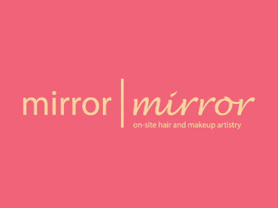 mirror | mirror bland brand elegant logo makeup mirror stylist