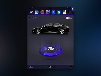 Car Space universe Hmi Ui design ui ux