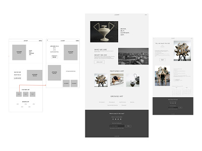 LocArt design portfolio research ui ux website website design