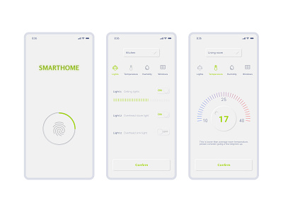 Smarthome app app design idea mobile portfolio smart home ui ux