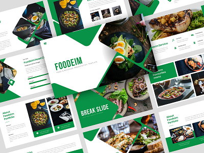 Foodeim - Food & Beverage Presentation food modern design portfolio powerpoint powerpoint design powerpoint presentation powerpoint template presentation template