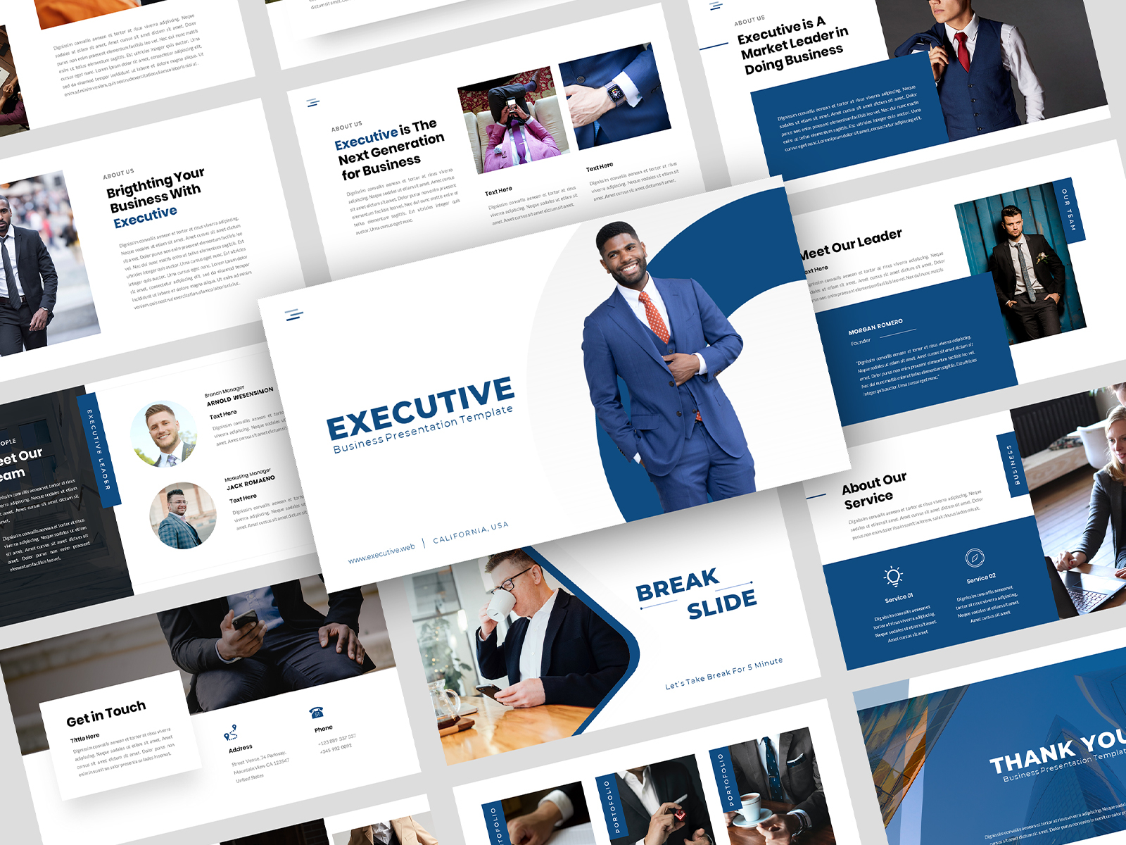 Executive - Business Presentation by UI/UX Khaldra on Dribbble