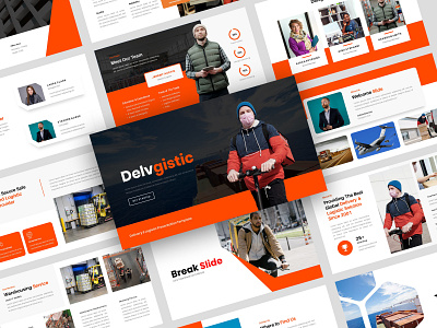 Delvgistic - Delivery & Logistic Powerpoint Template