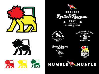 Roanoke Roots & Reggae Festival Branding