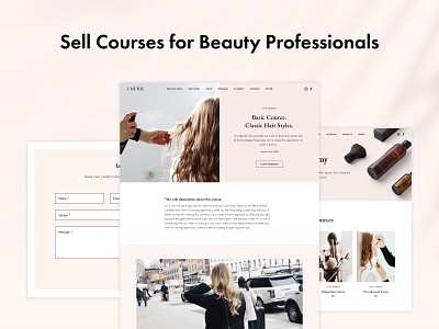 Cherie — Beauty Salon WordPress Theme
