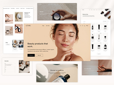Levre — Cosmetics & Beauty Shop WordPress Theme