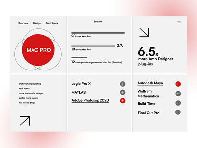 MAC PRO / Conceptual design branding figma design graphic design light theme logo ui