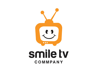 Smile tv Logo Vector design logo logos smile smiles tv ui vector